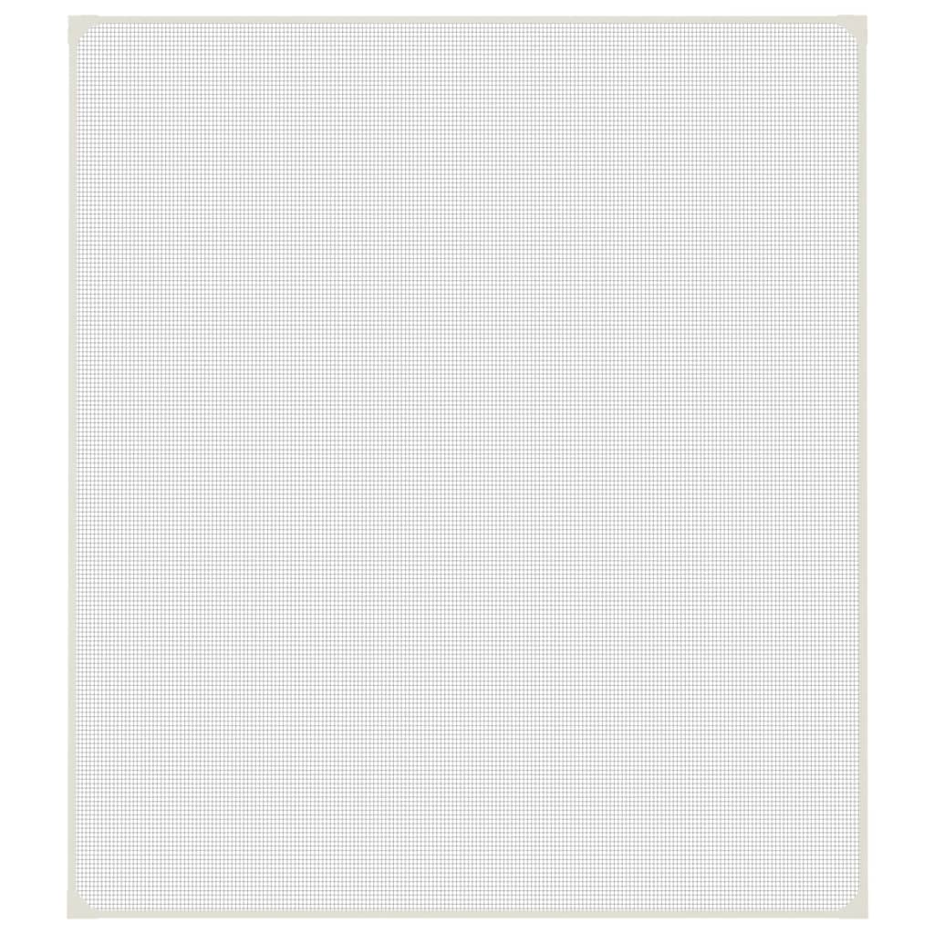 Magnetski prozorski zaslon protiv insekata bijeli 130x150 cm