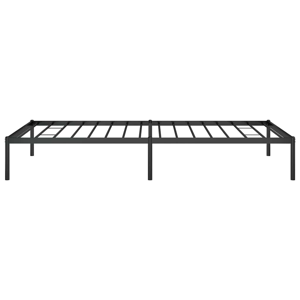 Metalni okvir za krevet crni 100x200 cm
