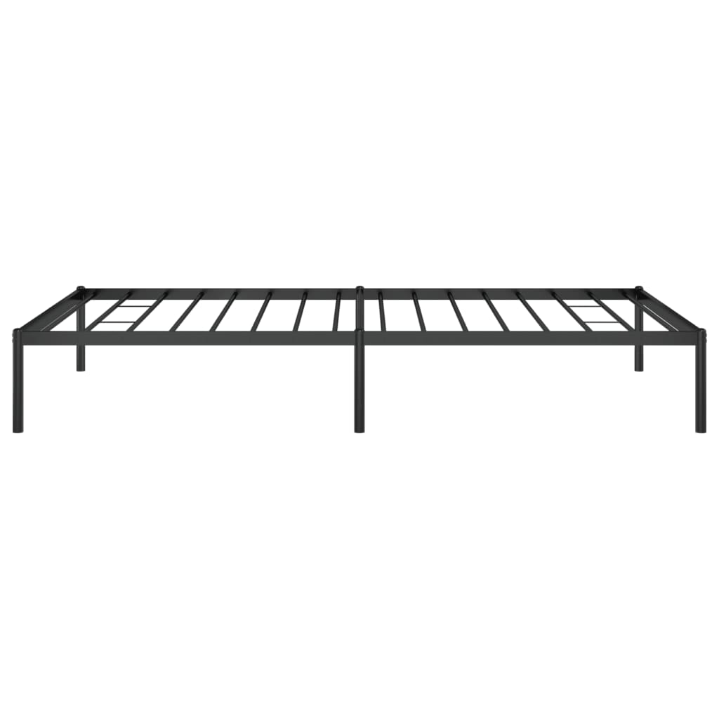 Metalni okvir za krevet crni 107x203 cm