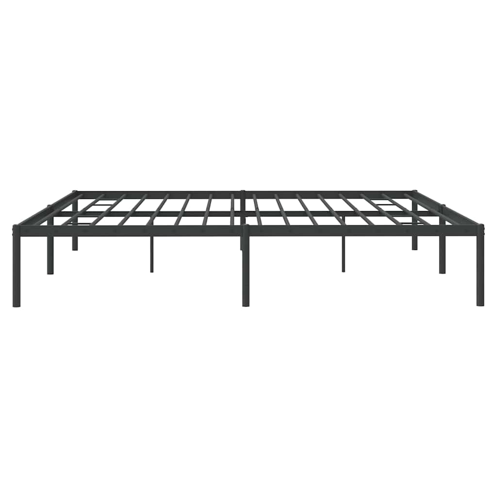 Metalni okvir za krevet crni 180x200 cm