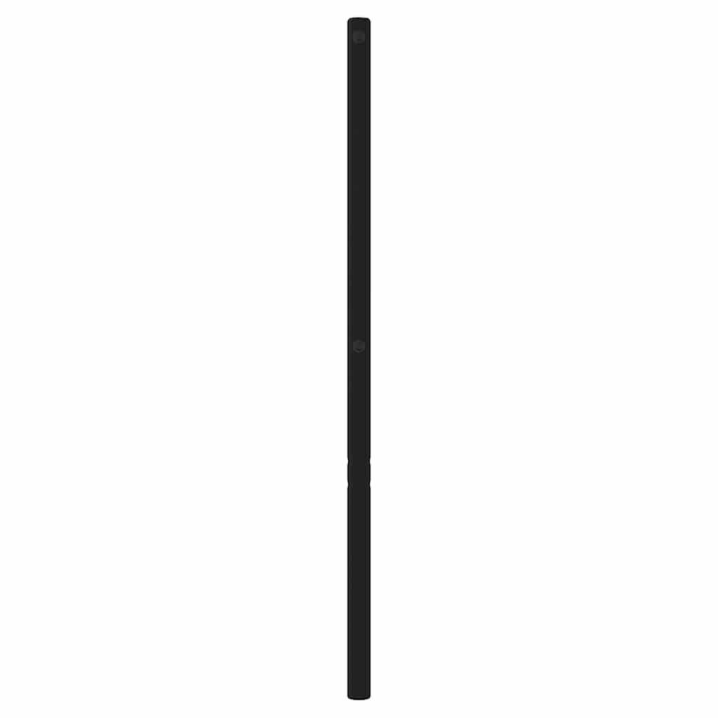 Metalno zamjensko uzglavlje crno 160 cm
