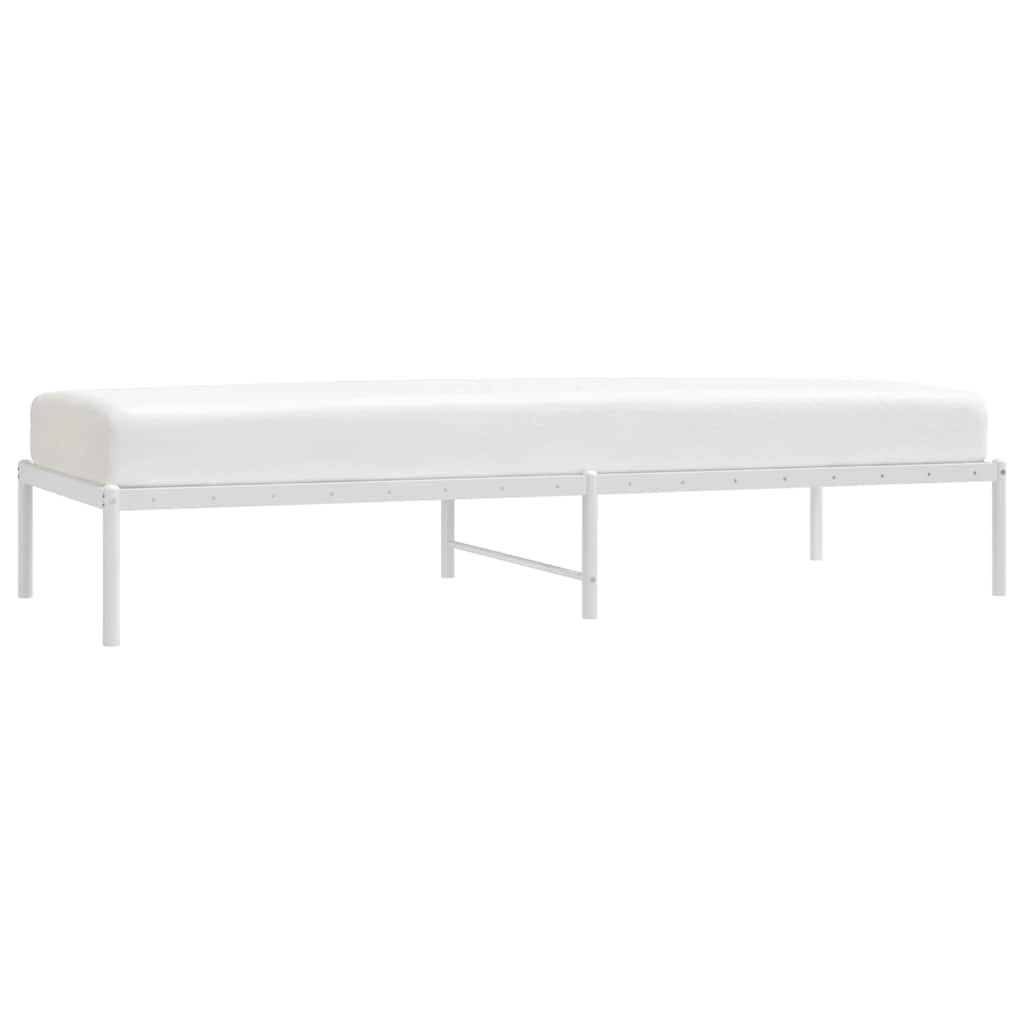Metalni okvir za krevet bijeli 80x200 cm