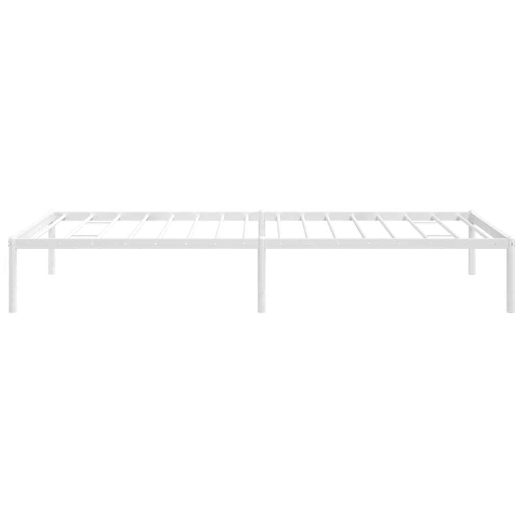 Metalni okvir za krevet bijeli 90x200 cm