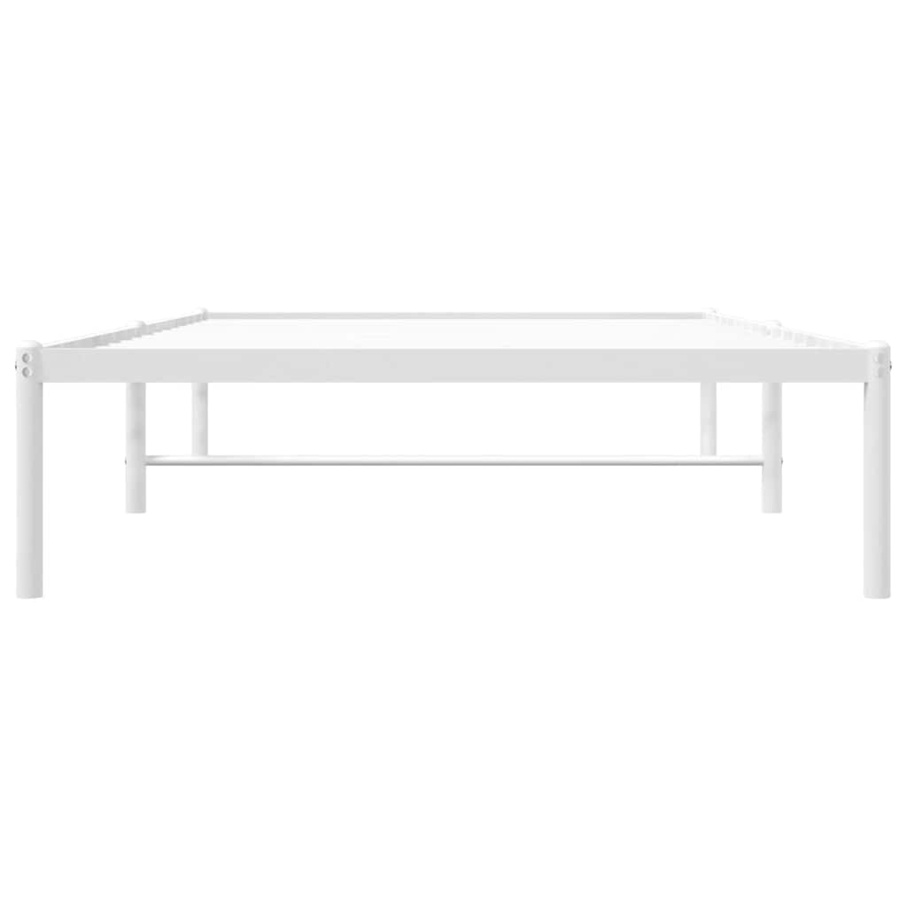 Metalni okvir za krevet bijeli 100x190 cm