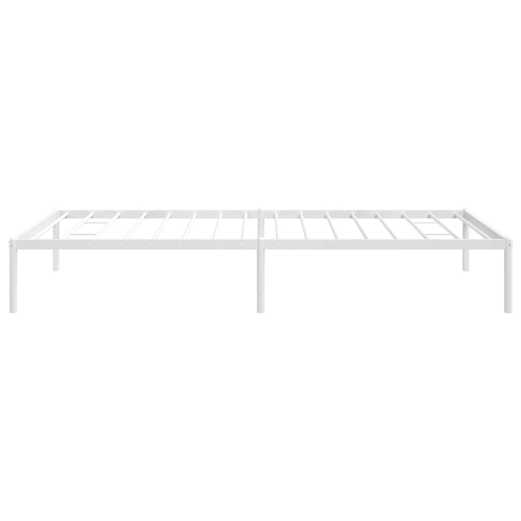 Metalni okvir za krevet bijeli 100x200 cm