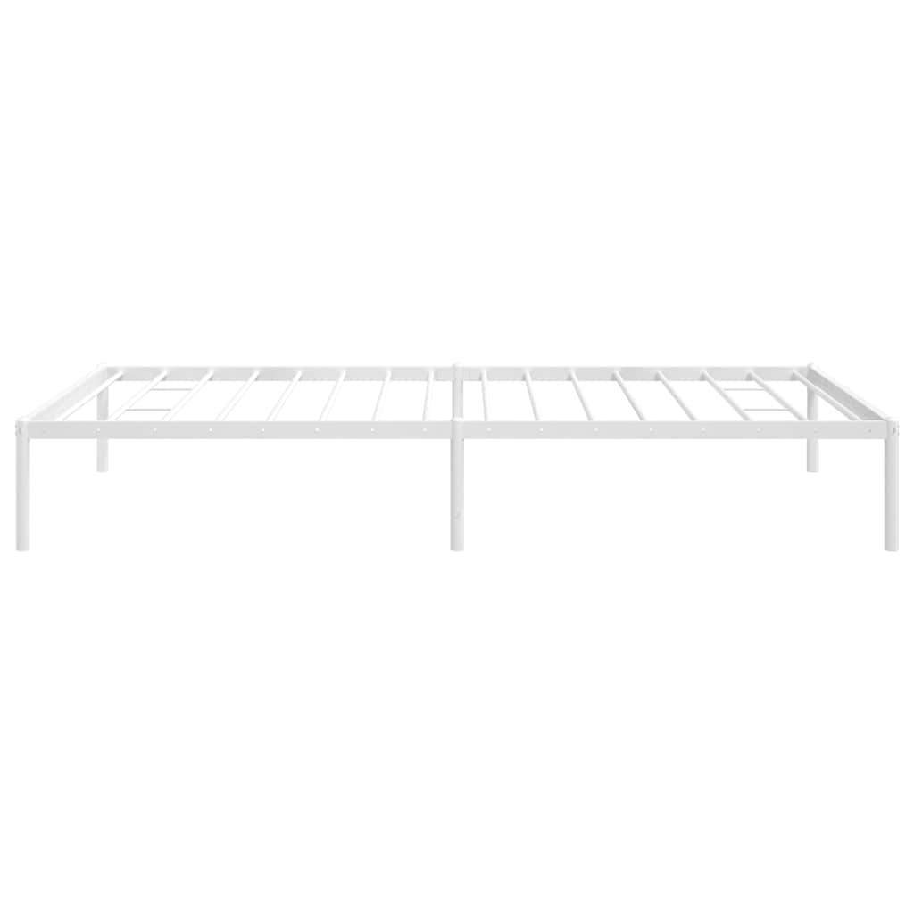 Metalni okvir za krevet bijeli 107x203 cm