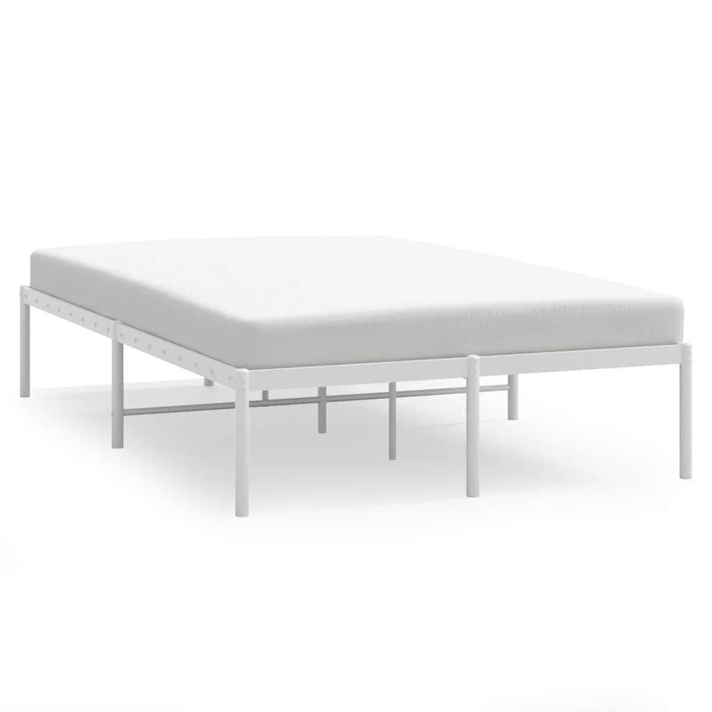 Metalni okvir za krevet bijeli 135x190 cm