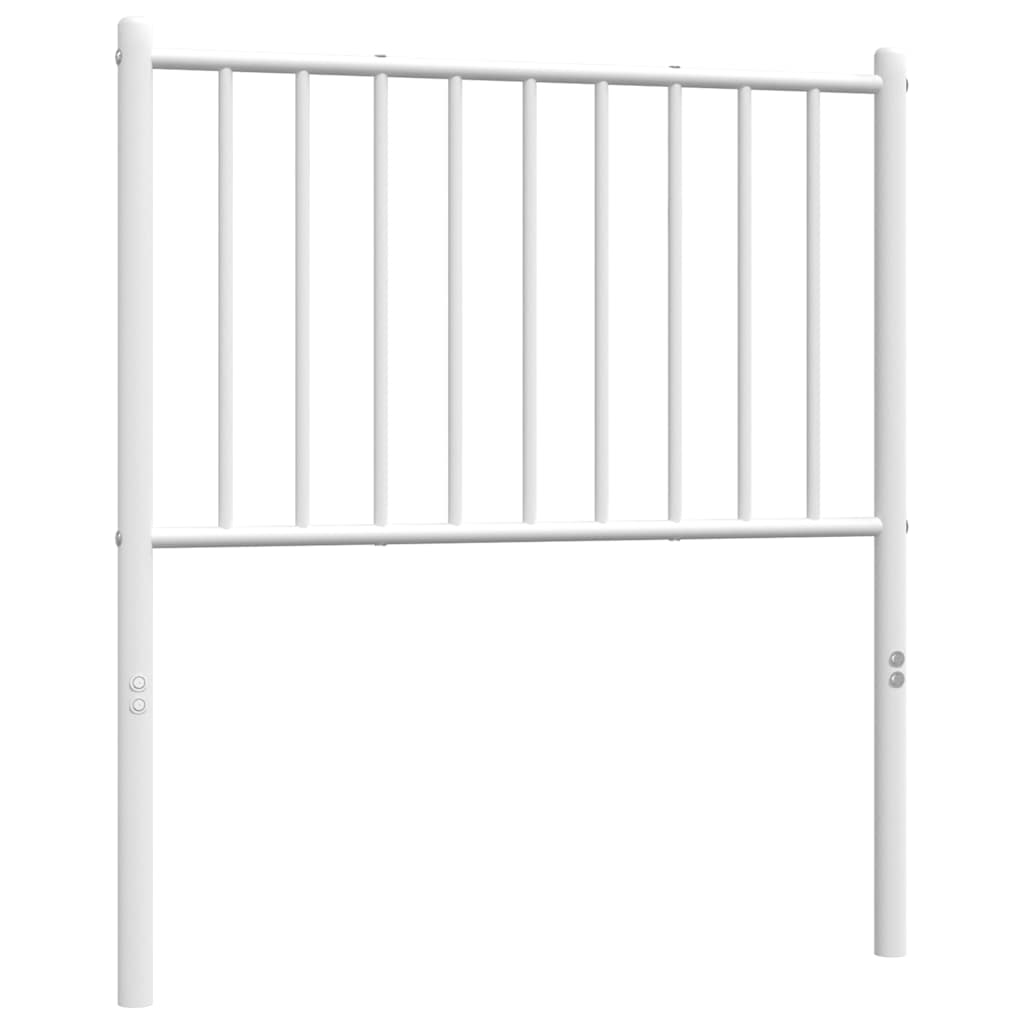 Metalno zamjensko uzglavlje bijelo 80 cm
