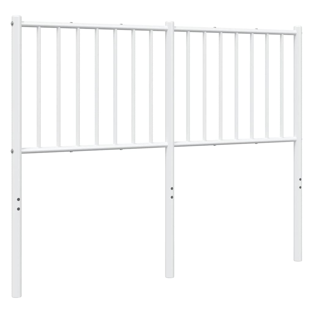 Metalno zamjensko uzglavlje bijelo 120 cm