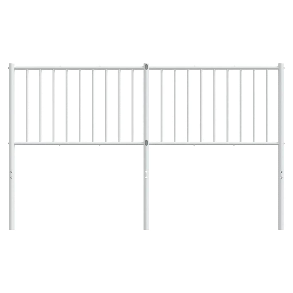 Metalno zamjensko uzglavlje bijelo 160 cm
