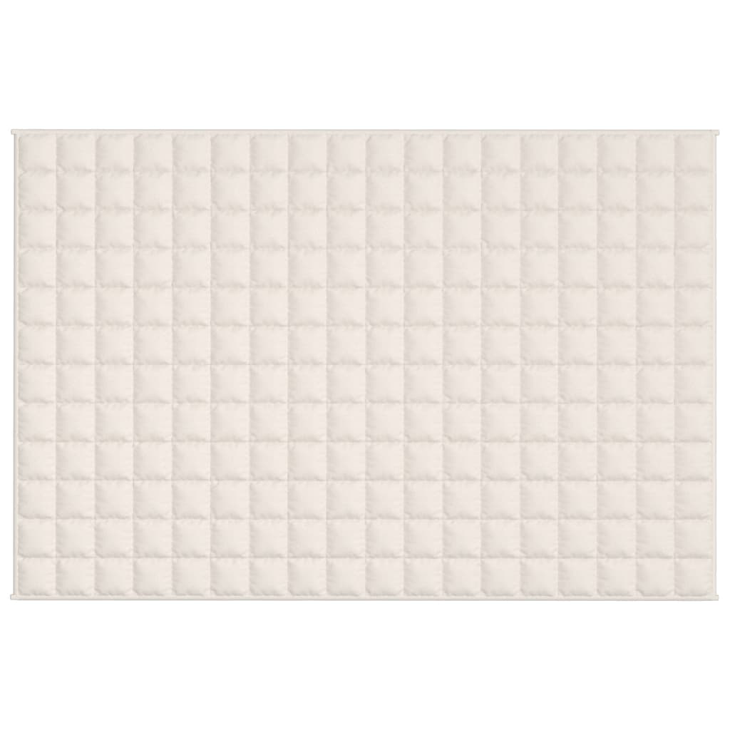 Teška deka svijetla krem 122x183 cm 5 kg od tkanine