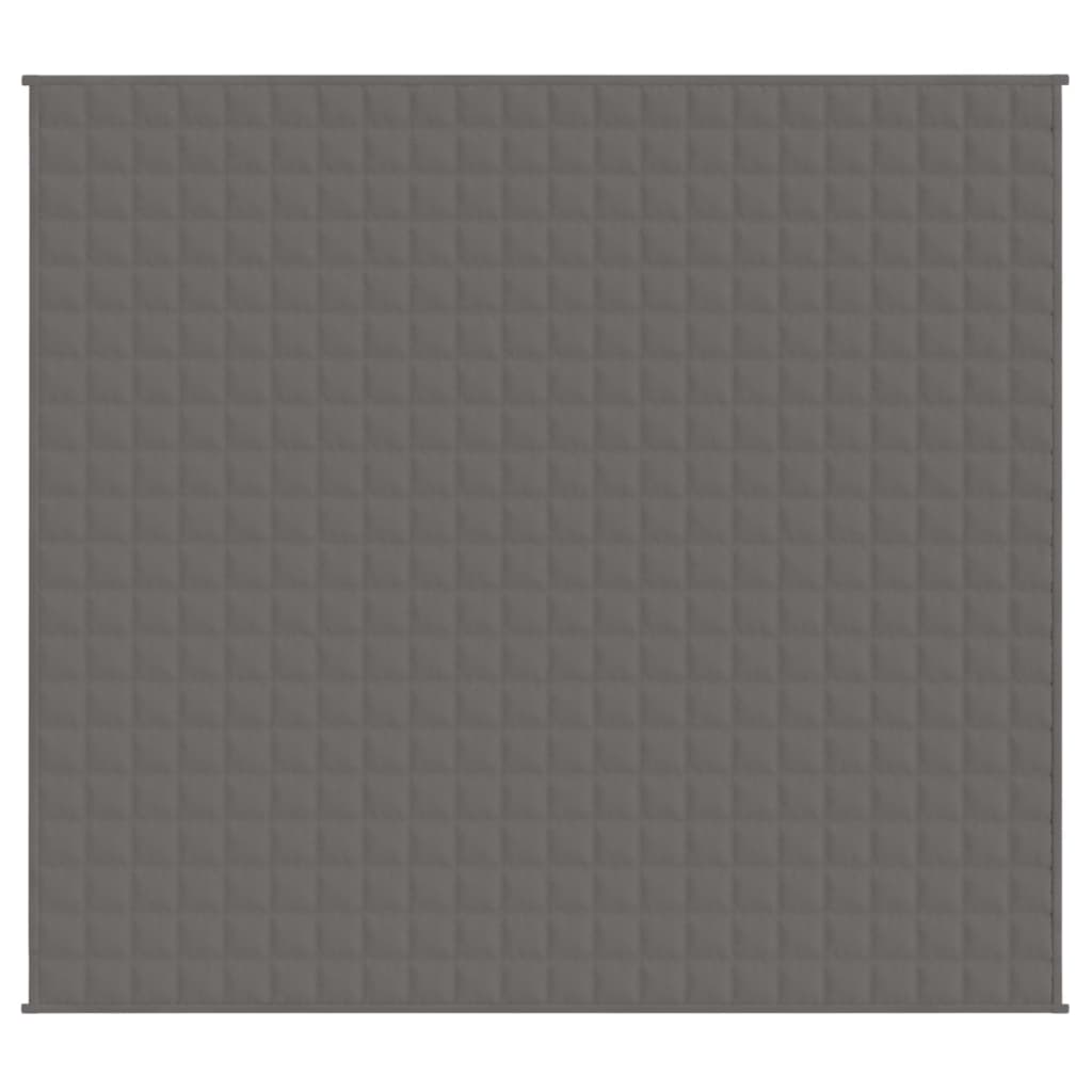 Teška deka siva 200x230 cm 9 kg od tkanine