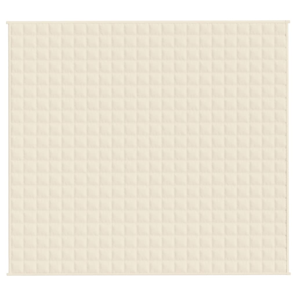 Teška deka svijetla krem 200x230 cm 9 kg od tkanine