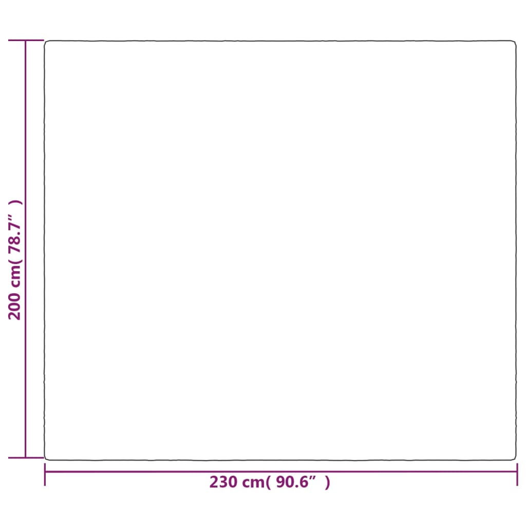 Teška deka s navlakom siva 200 x 230 cm 9 kg od tkanine