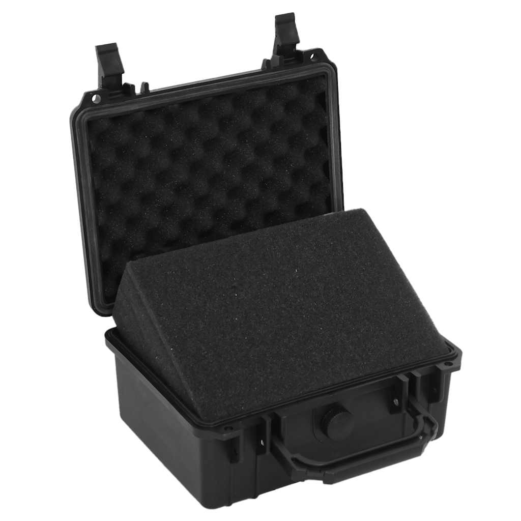 Prijenosni kovčeg crni 24 x 19 x 11 cm od PP-a