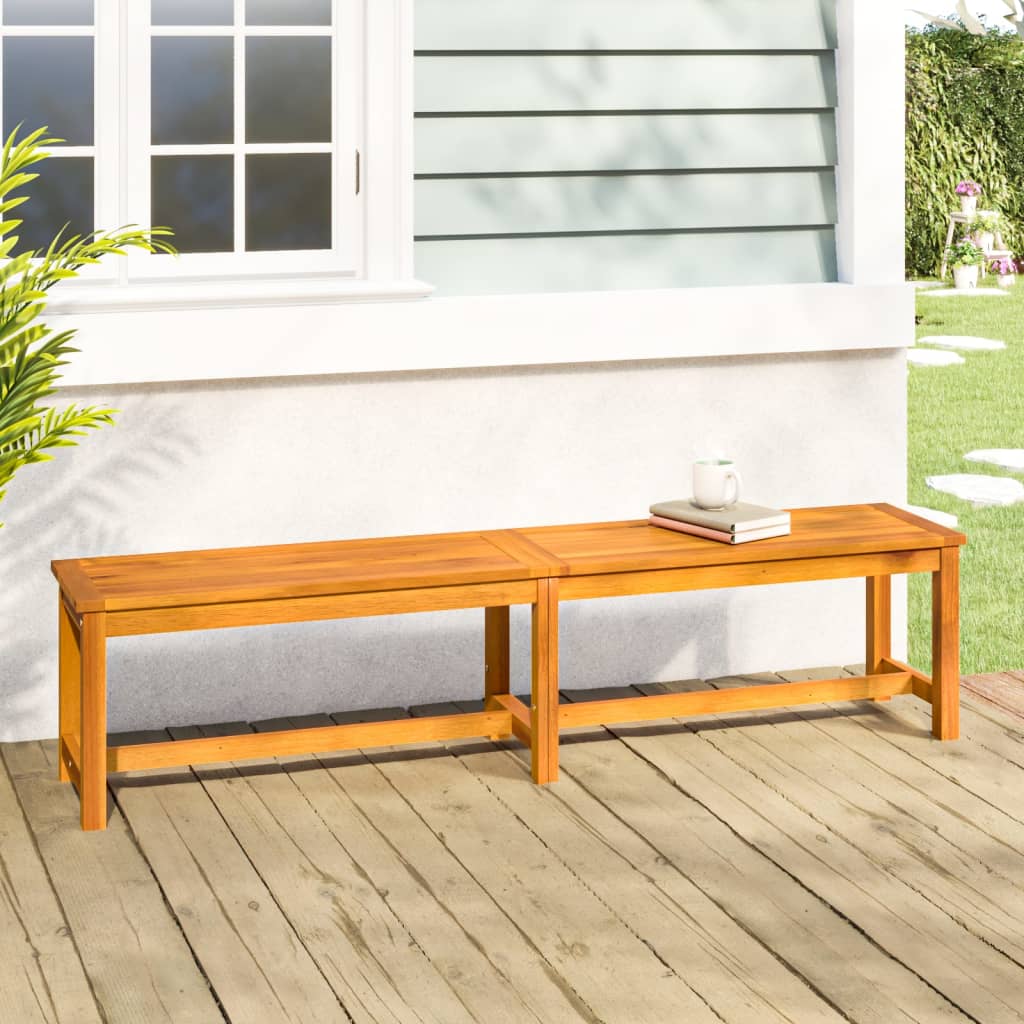 Vrtna klupa 180 x 35 x 45 cm od masivnog bagremovog drva