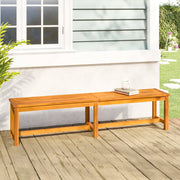 Vrtna klupa 180 x 35 x 45 cm od masivnog bagremovog drva