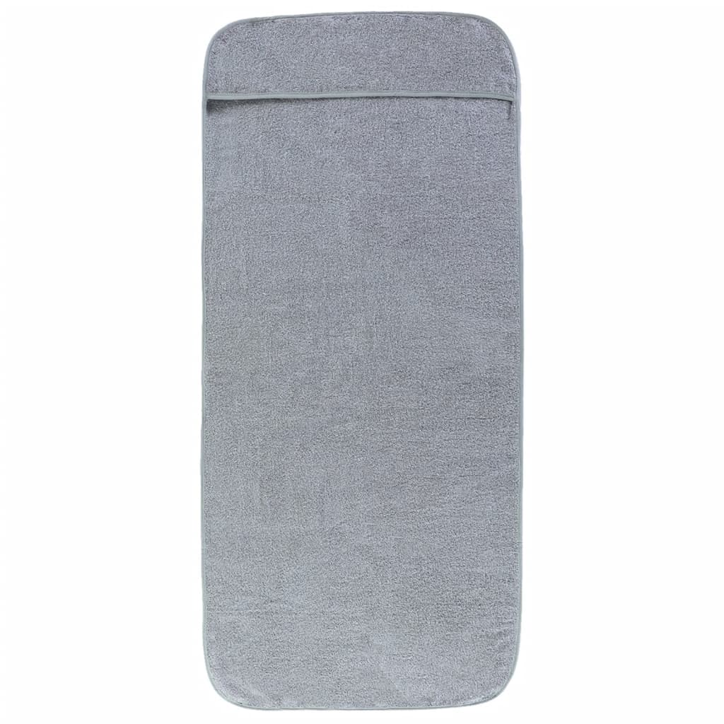Ručnici za plažu 2 kom sivi 75 x 200 cm od tkanine 400 GSM