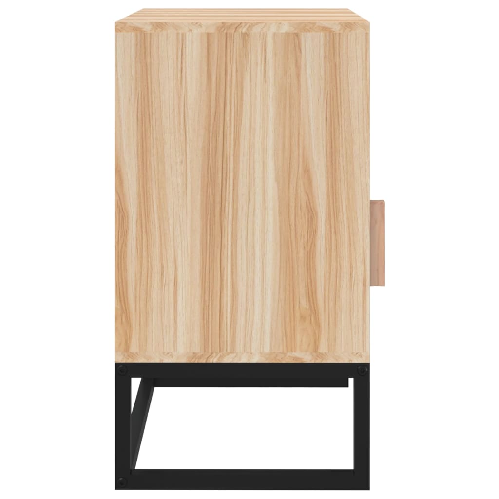 Noćni ormarić 40 x 30 x 55,5 cm od konstruiranog drva i željeza