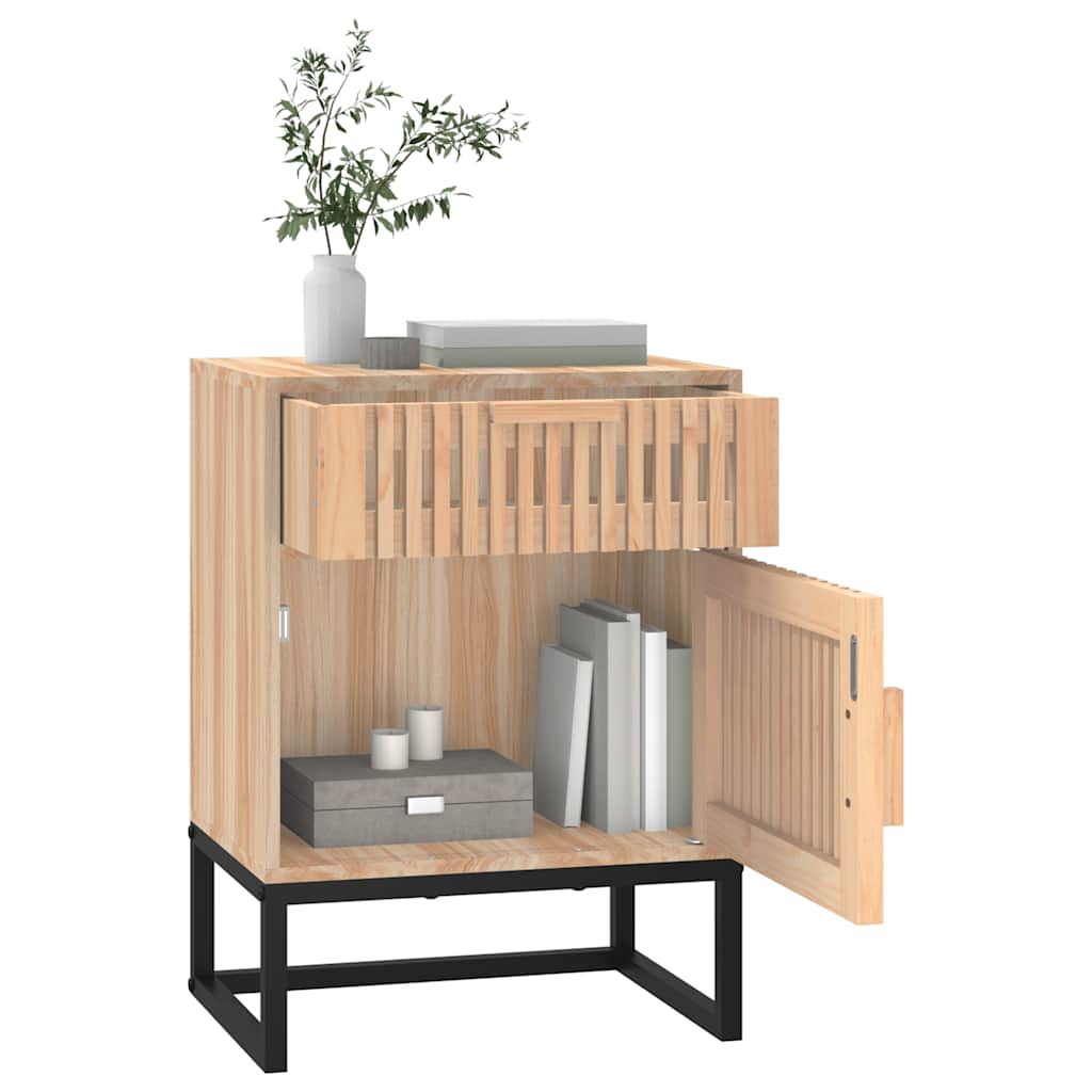 Noćni ormarići 2 kom 40 x 30 x 55,5 cm od drva i željeza