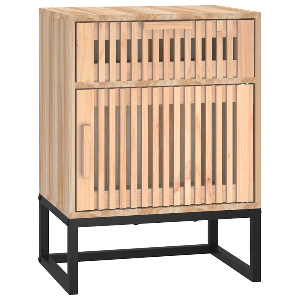 Noćni ormarići 2 kom 40 x 30 x 55,5 cm od drva i željeza