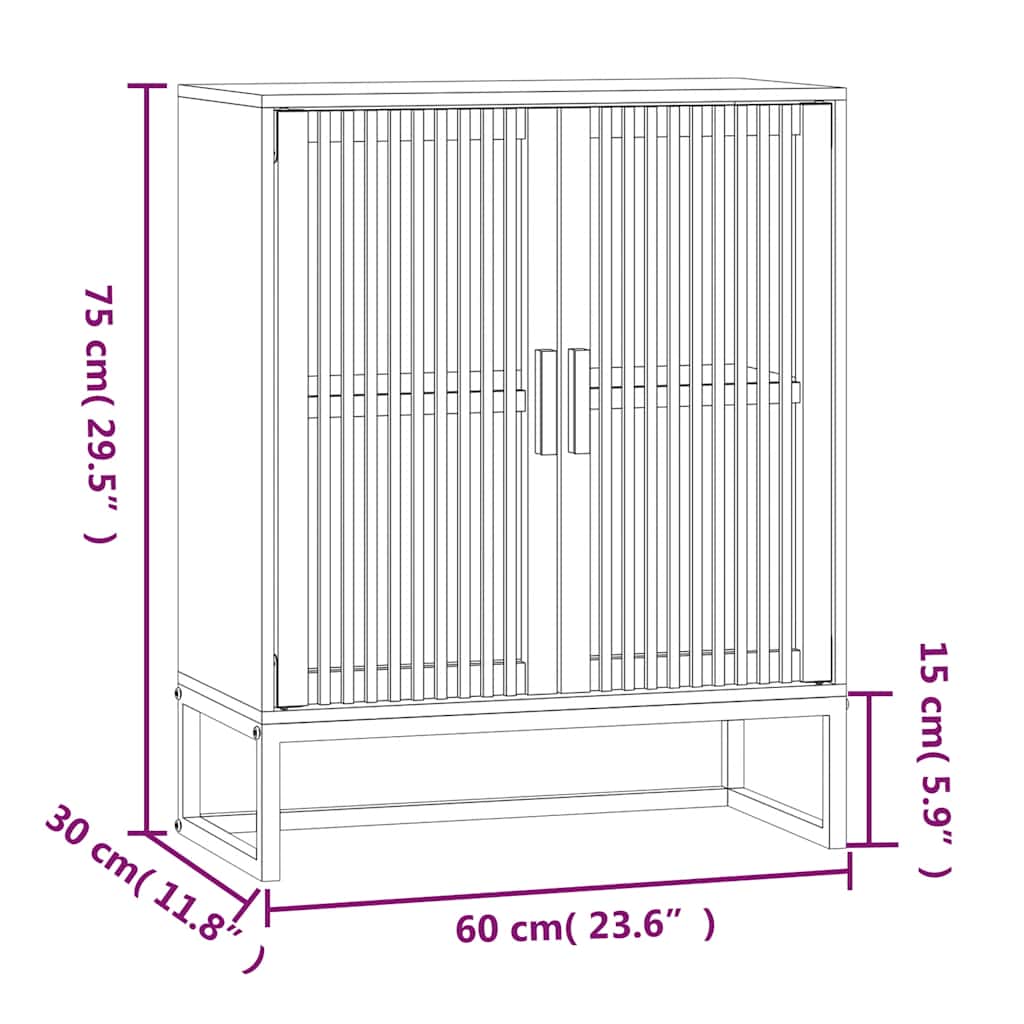 Komoda 60 x 30 x 75 cm od konstruiranog drva