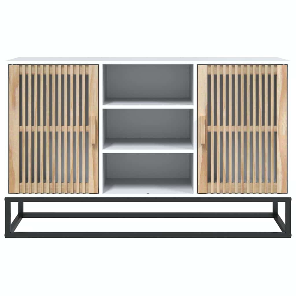 Komoda bijela 105 x 30 x 65 cm od konstruiranog drva