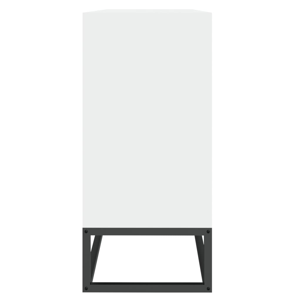 Komoda bijela 105 x 30 x 65 cm od konstruiranog drva