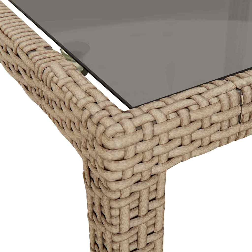 Stol za vrt Bež 150 x 90 x 75 cm poliratan