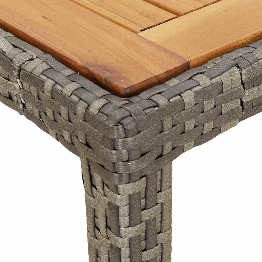 Stol za vrt Siva 150 x 90 x 75 cm poliratan