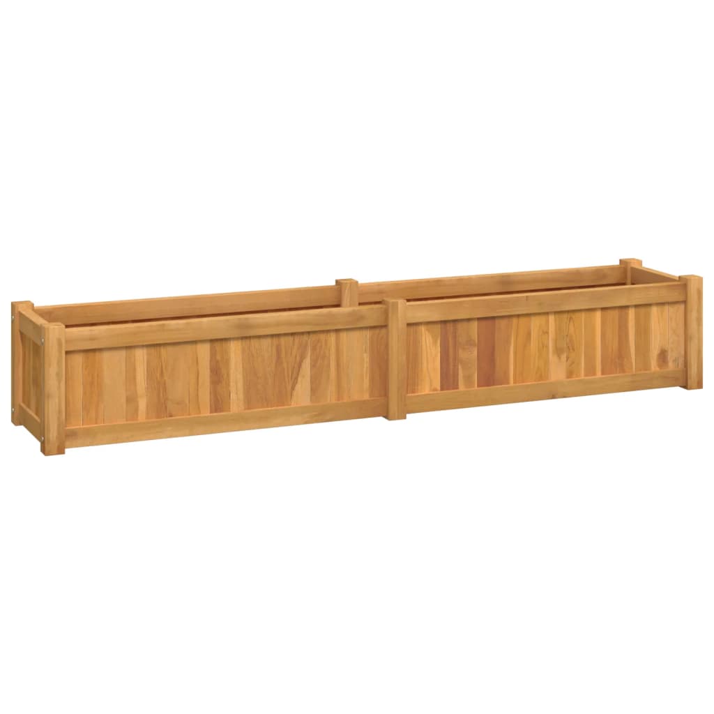 Povišena gredica 150 x 30 x 25 cm od masivne tikovine