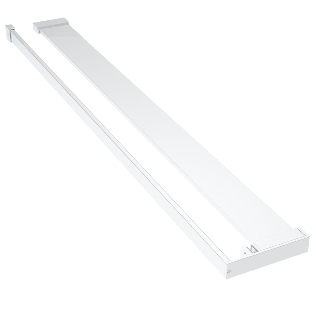 Polica za stijenku tuš-kabine kromirana 90 cm aluminijska