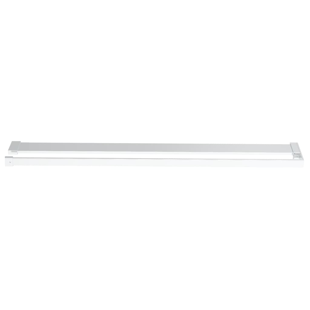 Polica za stijenku tuš-kabine kromirana 90 cm aluminijska