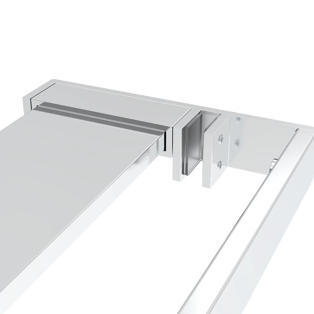 Polica za stijenku tuš-kabine kromirana 90 cm aluminijska