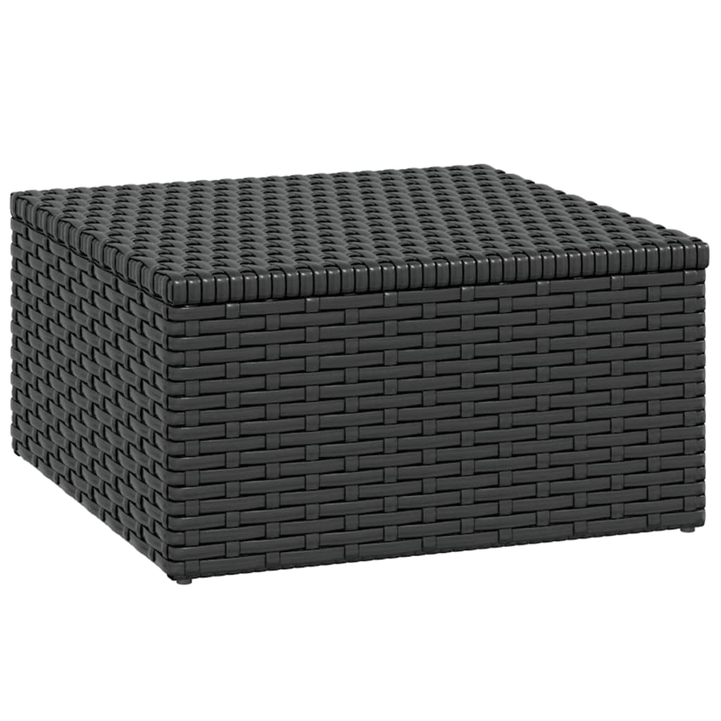 Vrtna garnitura od poliratana crna