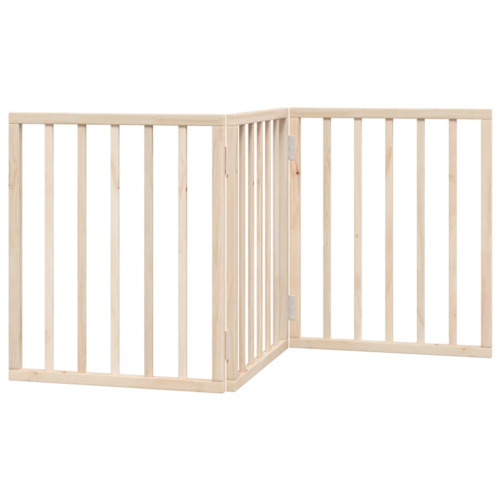 Vrata za pse Sklopiva 3 Panela 150 cm Drvo Topole