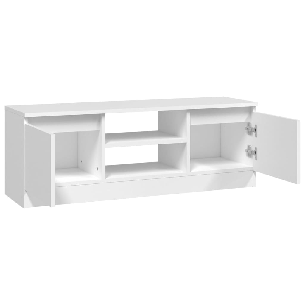 TV ormarić s vratima bijeli 102 x 30 x 36 cm