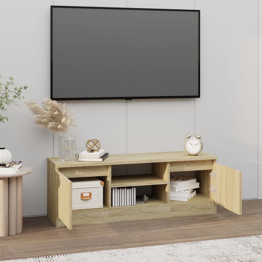 TV ormarić s vratima boja hrasta sonome 102 x 30 x 36 cm