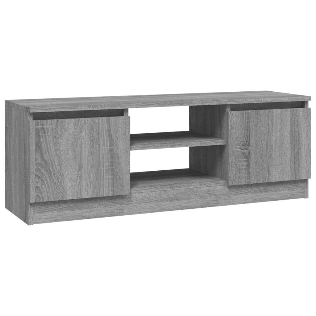 TV ormarić s vratima boja sivog hrasta sonome 102x30x36 cm
