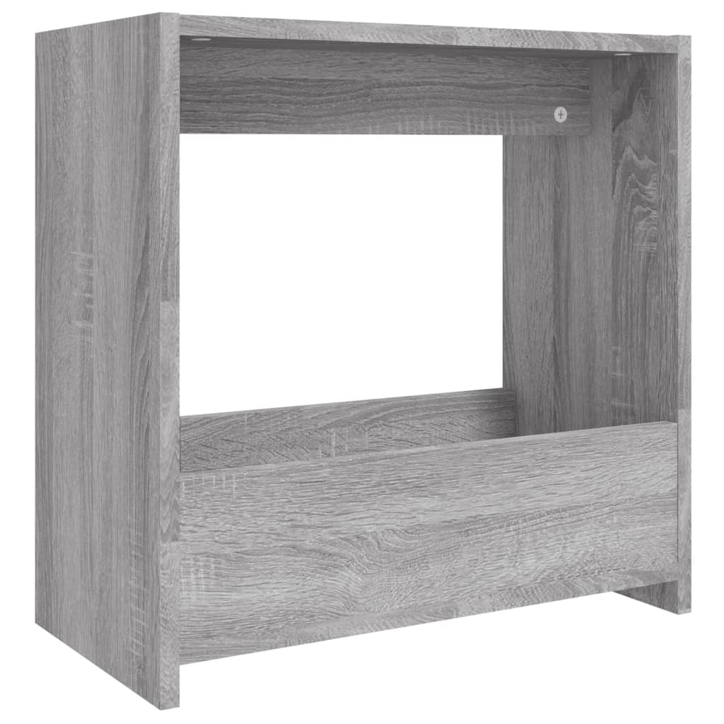 Bočni stolić boja sivog hrasta 50x26x50 cm konstruirano drvo