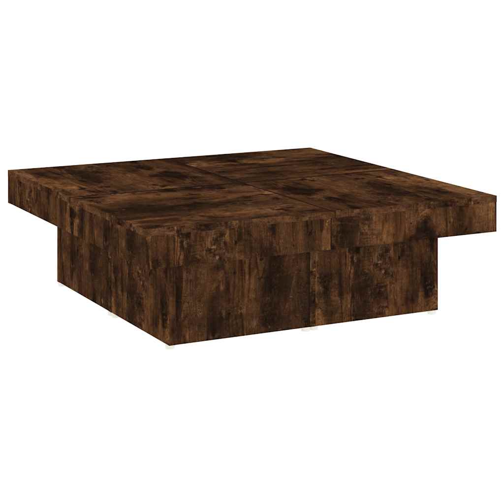 Stolić za kavu boja hrasta 90x90x28 cm od konstruiranog drva