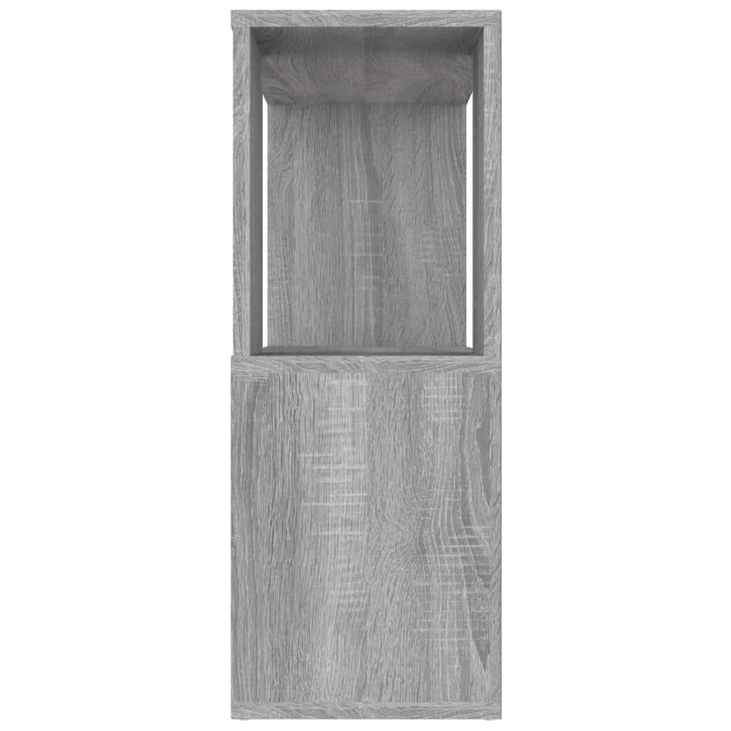 Ormarić za knjige / pregrada siva boja hrasta 80 x 24 x 63 cm