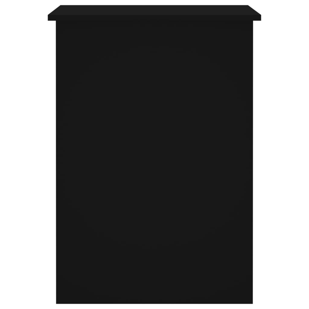 Radni stol crni 100 x 55 x 75 cm od konstruiranog drva