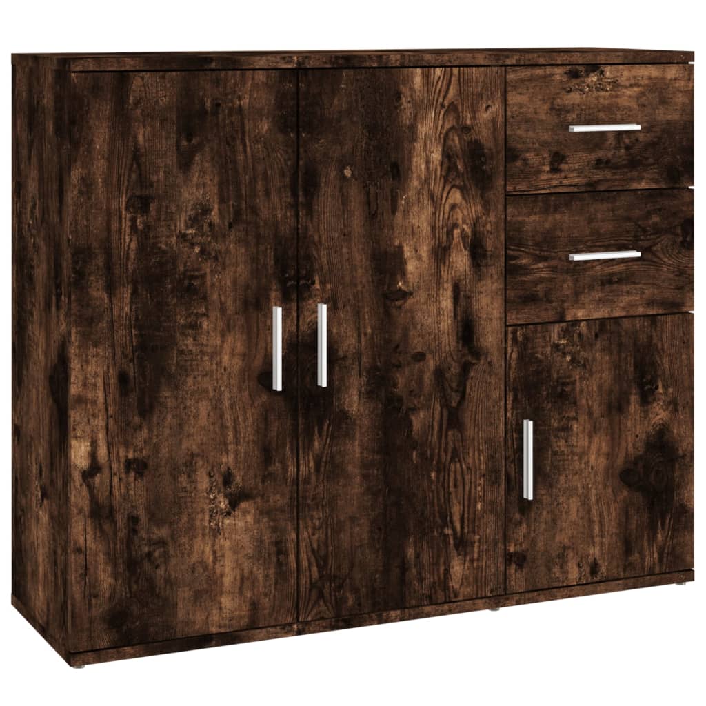 Komoda boja dimljenog hrasta 91x29,5x75cm od konstruiranog drva