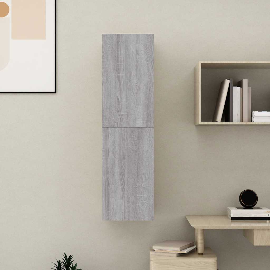 Zidni TV ormarić boja sivog hrasta sonome 30,5 x 30 x 110 cm