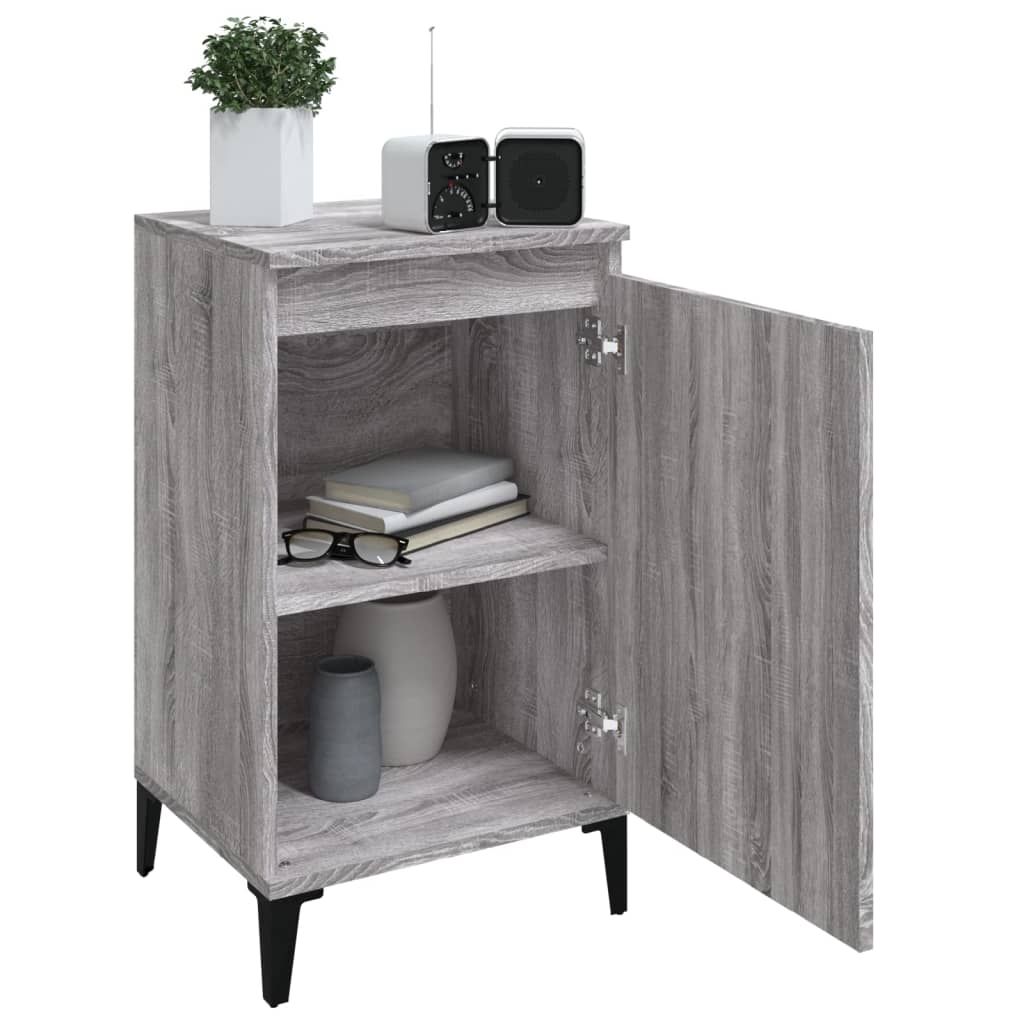 Noćni ormarići 2 kom boja hrasta 40x35x70 cm konstruirano drvo