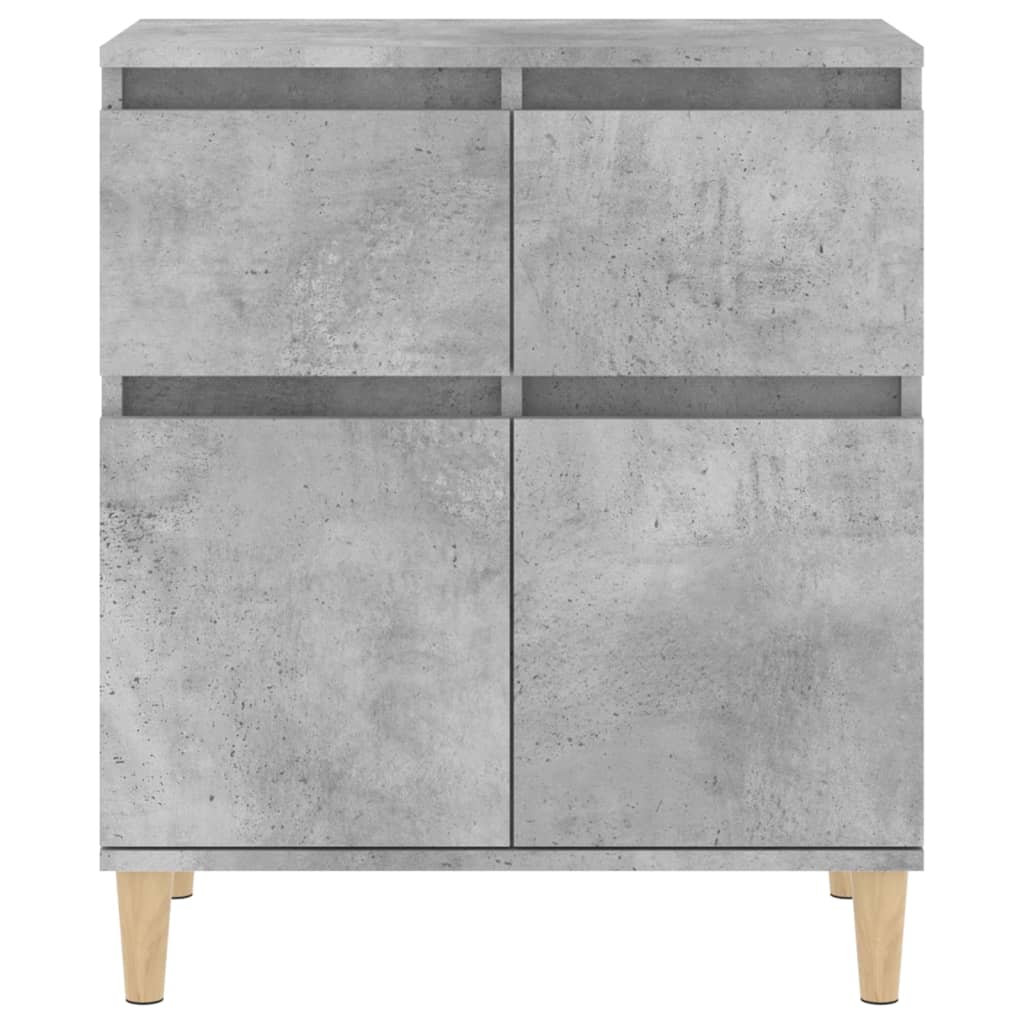 Komoda siva boja betona 60x35x70 cm od konstruiranog drva