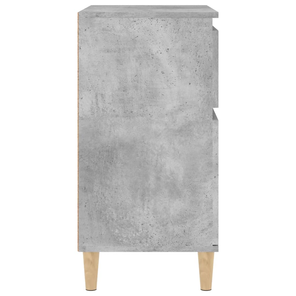 Komoda siva boja betona 60x35x70 cm od konstruiranog drva