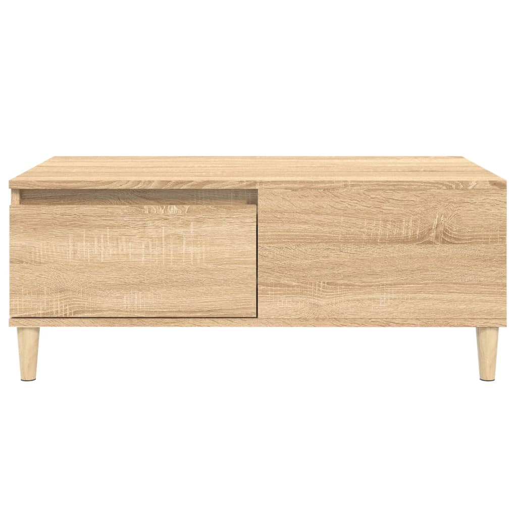 Stolić za kavu boja hrasta 90x50x36,5 cm konstruirano drvo