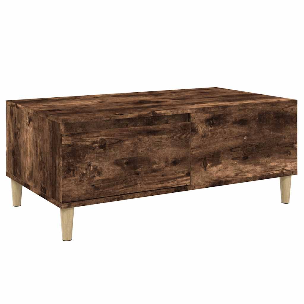 Stolić za kavu boja hrasta 90x50x36,5 cm konstruirano drvo